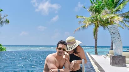 వైరల్ ఫొటోలు: మాల్దీవుల్లో మాజీ హీరోయిన్..భారీ అందాలతో రెచ్చిపోయింది