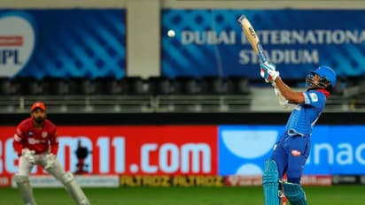 IPL 2020: ಶಿಖರ್ ಧವನ್ ಸೆಂಚುರಿ, ಪಂಜಾಬ್‌ಗೆ 165 ರನ್ ಟಾರ್ಗೆಟ್