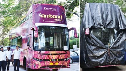 Mysuru Dasara: Ambaari double decker bus unused due to serial lights
