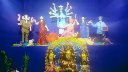 পুজো প্যাণ্ডেল নয় যেন আস্ত কলকাতা মেডিকেল কলেজ, কোভিড ওয়ারিয়র্স থিমে ভাইরাল কালিয়াগড় পুর্বপাড়া সার্বজনীন