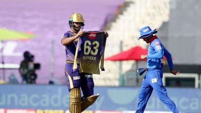 IPL 2020: Watch KKR's Nitish Rana pays tribute to late father-in-law following match-winning knock against DC