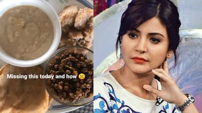 6 महीने की प्रेग्नेंट अनुष्का शर्मा को दुर्गा अष्टमी पर आई हलवा-पूड़ी की याद, दुबई से शेयर की फोटो