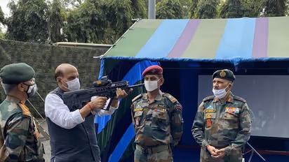 Rajnath: Army won't let anyone take an inch of our land