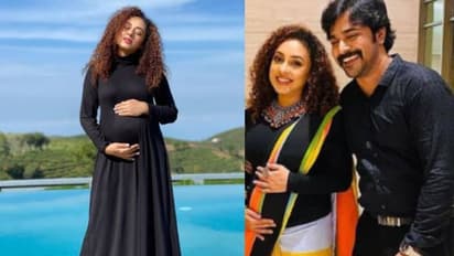 ബ്ലാക്ക് മെറ്റേണിറ്റി ഡ്രസ്സില്‍ അതിമനോഹരിയായി പേളി മാണി