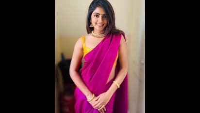 పింక్‌ శారీ, ఎల్లో బ్లౌజ్‌లో ఈషా రెబ్బా.. కెవ్వు కేక (ఫోటో గ్యాలరీ)