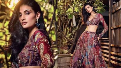 മനോഹരമായ ലെഹങ്ക ചോളിയില് ആതിയ ഷെട്ടി; ഈ വസ്ത്രത്തിനൊരു പ്രത്യേകതയുണ്ട്...