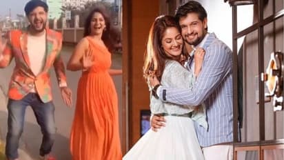 রাস্তার মাঝে অফ শোল্ডারে নাচ তৃণার, কাছে টেনে তাল মেলালেন নীলও