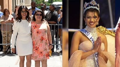 ലോകസുന്ദരിപ്പട്ടം നേടിയ മകളെ അഭിനന്ദിക്കും മുമ്പ് അമ്മ പറഞ്ഞ'മണ്ടത്തരം'; വീഡിയോയുമായി പ്രിയങ്ക