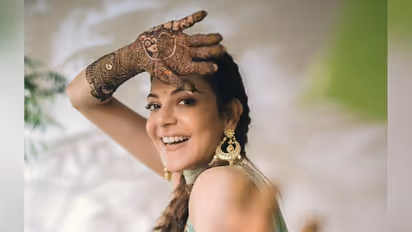 Kajal Aggrawal, Gautam Kitchlu wedding: Take a look at their Mehendi ceremony pictures