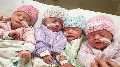  మహిళకు ఒకే కాన్పులో నలుగురు పిల్లలు..!