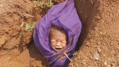 मर गई इंसानियत: 2 दिन के बच्चे को जिंदा दफना रहे थे, मासूम की चीखों से भी नहीं पसीजा हैवानों का दिल