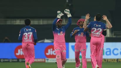 #CSKvsRR நல்லா தொடங்கி பரவாயில்லாமல் முடித்த சிஎஸ்கே..! சக்காரியா சூப்பர் பவுலிங்; RRக்கு அடிக்கக்கூடிய இலக்கு