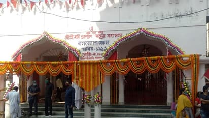 पश्चिम बंगाल: अमित शाह पहुंचे दक्षिणेश्वर मंदिर, देखें कैसे किया दर्शन, Inside Photos