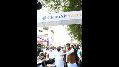 ಗಾರ್ಡನ್‌ ಸಿಟಿ ಬೆಂಗಳೂರಲ್ಲಿ ದೇಶದ ಚೊಚ್ಚಲ ಕ್ಲೀನ್‌ ಏರ್‌ ಸ್ಟ್ರೀಟ್‌ಗೆ ಚಾಲನೆ