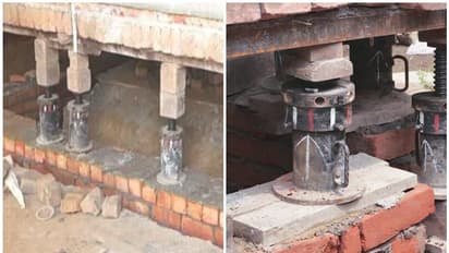 ഇരുനിലക്കെട്ടിടത്തെ താങ്ങി നിർത്തിയിരുന്ന ജാക്കികൾ മോഷ്ടിച്ച് കള്ളന്മാർ, ഒഴിവായത് വൻ ദുരന്തം