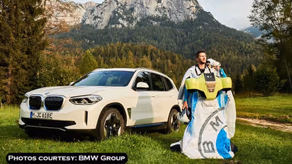 The BMW-powered wingsuit that clocks 300 Kmph