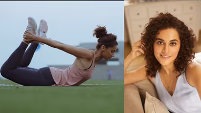 'റോക്കറ്റ് വേഗത്തില് പായണം'; അത്ലറ്റാവാന് കഠിന പരിശീലനത്തിൽ തപ്സി പന്നു, ചിത്രം വൈറല്