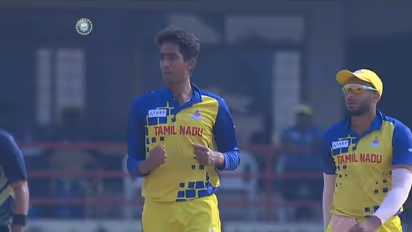 SMAT 2021 ஃபைனல்: சாய் கிஷோர் அபார பவுலிங்.. தமிழ்நாடு அணிக்கு சவாலான இலக்கை நிர்ணயித்த கர்நாடகா