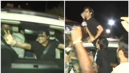 അര്‍ണാബ് ഗോസ്വാമി ജയില്‍ മോചിതനായി; ജയിലിന് പുറത്ത്  സ്വീകരണം