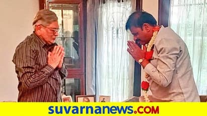 ಎಸ್.ಎಂ.ಕೃಷ್ಣ ಭೇಟಿ ಆದ ನೂತನ ಶಾಸಕ ಮುನಿರತ್ನ