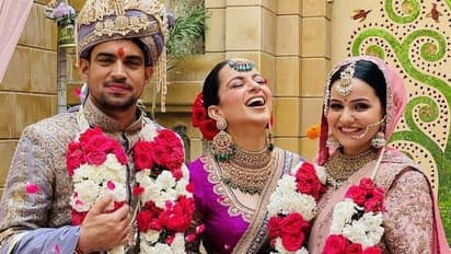 उदयपुर की शाही होटल में रजवाड़ी थीम पर कंगना के भाई ने लिए 7 फेरे, सामने आईं दूल्हा-दुल्हन की फोटोज