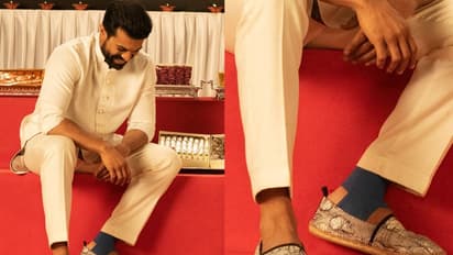 రామ్ చరణ్ కాలికి ఏమైంది...ఆందోళన చెందుతున్న ఫ్యాన్స్..!