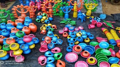 রঙ বেরঙের মাটির প্রদীন-খেলনায় মজেছে পুরুলিয়া, 'ভোকাল ফর লোকাল' কর্মসূচি বিজেপির