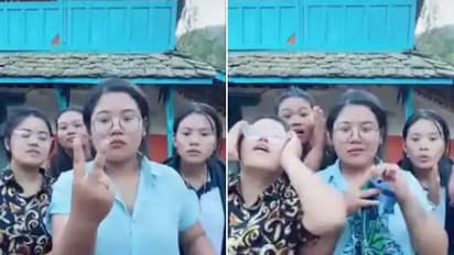 സോഷ്യല് മീഡിയ കിടുക്കിയ പെണ്കുട്ടികളുടെ 'കണ്കെട്ട്' വിദ്യ.!