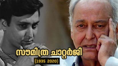 സത്യജിത് റേ സിനിമകളുടെ മുഖം, വിഖ്യാത നടന് സൗമിത്ര ചാറ്റര്ജി അന്തരിച്ചു