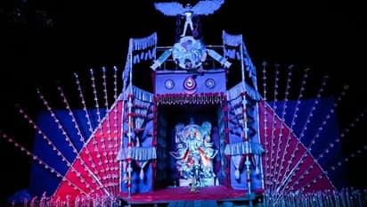 KaliPuja 2021-বিমলম্বা মন্দিরের আদলে বিগ বাজেটের ৯০ ফুটের কালীপুজো মন্ডপ