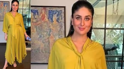 ഒലീവ് ഗ്രീന്‍ വസ്ത്രത്തില്‍ തിളങ്ങി കരീന കപൂര്‍; വില എത്രയെന്ന് അറിയാമോ?