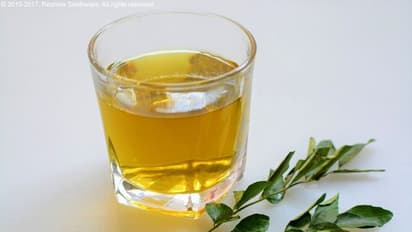 Drinking curry leaves juice every morning can aid your weight loss journey
