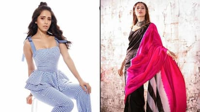 Nushrratt Bharuccha dazzled every look: From Chiffon saree to two-piece checkered outfit