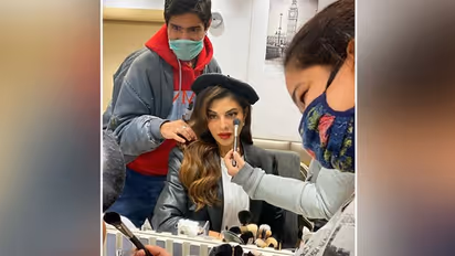 Jacqueline Fernandez shares a sneak peek from the sets of Bhoot Police