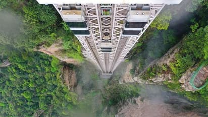 അവതാര് സിനിമയിലെ കുന്നുകളിലേക്ക് പറക്കുന്നു, ലോകത്തെ ഏറ്റവും ഉയരമുള്ള ഈ ലിഫ്റ്റ്