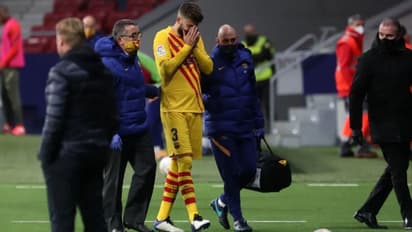 ലാ ലിഗയിലെ മോശം പ്രകടനത്തിന് പിന്നാല ബാഴ്സയ്ക്ക് തിരിച്ചടി; പിക്വെ രണ്ട് മാസം പുറത്ത്