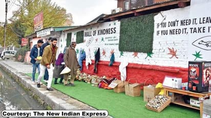‘Wall of Kindness’: Police officer’s initiative helps take care of homeless and underprivileged