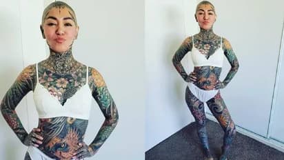 തല മുതല്‍ കാല്‍ വരെ ടാറ്റൂ; യുവതി ചിലവാക്കിയത് 19 ലക്ഷം രൂപ !