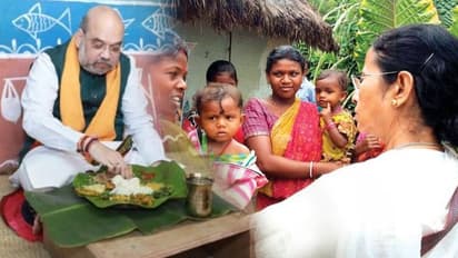 'পাঁচ তারা হোটেলের বাসমতি চালের' জবাব 'খাটিয়া', অমিত শাহ-এর বাঁকুড়া সফরকে বিদ্রুপ মমতার