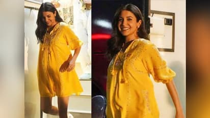 ಯೆಲ್ಲೋ ಡ್ರೆಸ್‌ನಲ್ಲಿ ಅನುಷ್ಕಾ..! ಕ್ಯಾಮೆರಾ ಫ್ಲಾಶ್ ಆಗ್ತಿದ್ದಂತೆ ಬ್ಯೂಟಿಫುಲ್ ಸ್ಮೈಲ್ ಕೊಟ್ಟ ಕೊಹ್ಲಿ ಪತ್ನಿ