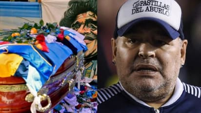 മറഡോണയുടെ മൃതദേഹത്തിനൊപ്പം സെല്‍ഫി; ശ്മശാന ജീവനക്കാര്‍ക്കെതിരെ വന്‍ പ്രതിഷേധം