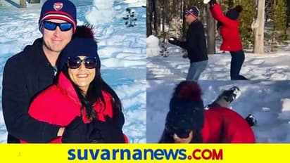 ಚುಮುಚುಮು ಹಿಮದಲ್ಲಿ ಪತಿಗೆ ರೊಮ್ಯಾಂಟಿಕ್ ಆಗಿ ಥ್ಯಾಂಕ್ಸ್ ಹೇಳಿದ ಪ್ರೀತಿ ಝಿಂಟಾ!