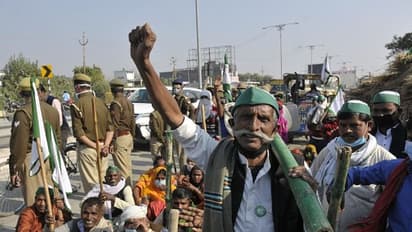 കർഷക സമരം ഒമ്പതാം ദിവസം; നിയമം പിൻവലിക്കണം, ഉറച്ച് കർഷകര്, നാളെ വീണ്ടും ചർച്ച