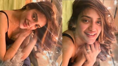 রাতের অন্ধকারে আলোর সঙ্গে লুকোচুরি খেলা নুসরতের, ফুরফুরে মেজাজের কারণ কী