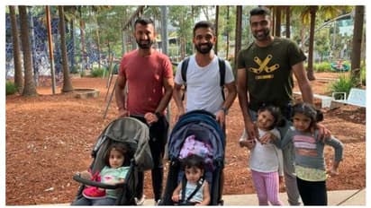 অশ্বিন, রাহানে, পুজারাদের 'ফাদার্স ডে আউট, নেটিজেনদের মন ছুঁয়ে গেল ছবি