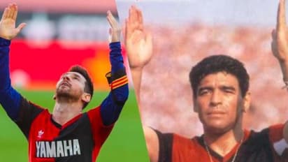 Lionel Messi fined €600 for paying tribute to Diego Maradona
