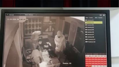 പലചരക്ക് കടയിലും ജ്വല്ലറിയിലും കയ്യുറയും മാസ്ക്കും ധരിച്ചെത്തിയ വിദഗ്ധ സംഘത്തിന്റെ മോഷണം