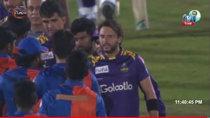 ನೀ ಹುಟ್ಟುವ ಮೊದಲೇ ಸೆಂಚುರಿ ಸಿಡಿಸಿದ್ದೇನೆ; ಲಂಕಾ ಲೀಗ್ನಲ್ಲಿ ಆಫ್ರಿದಿ-ನವೀನ್ ಕಿತ್ತಾಟ!