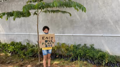 വയസ് ഏഴ്, ഇതുവരെ നട്ടത് 13,000 തൈകൾ, ലക്ഷ്യം ഒരുലക്ഷം മരങ്ങൾ