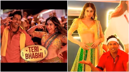 Here's how netizens reacted to Sara Ali Khan's moves on Coolie No.1's song 'Teri Bhabhi'